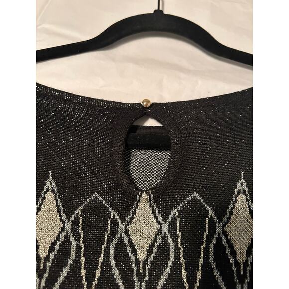 WHITE HOUSE BLACK MARKET Women Shimmer Rayon Poly Sweater Multicolor S - Picture 5 of 7